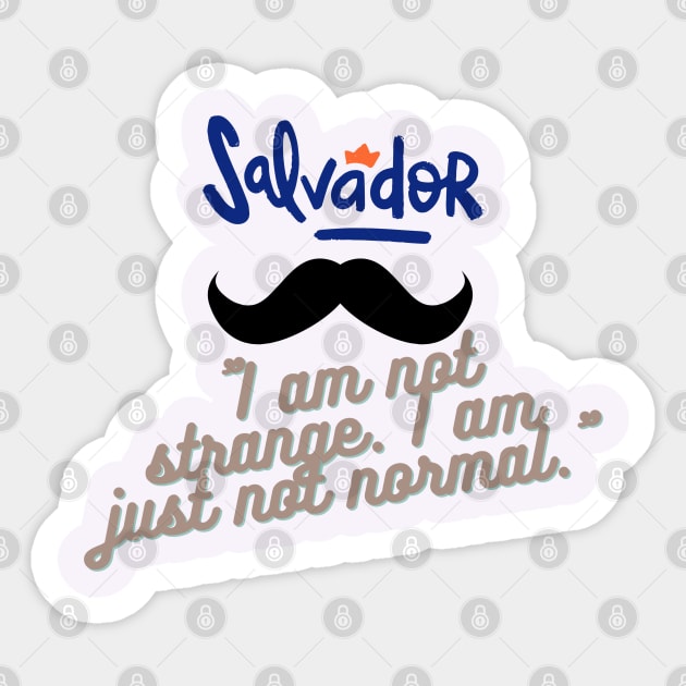 Salvador dali design Sticker by tubakubrashop